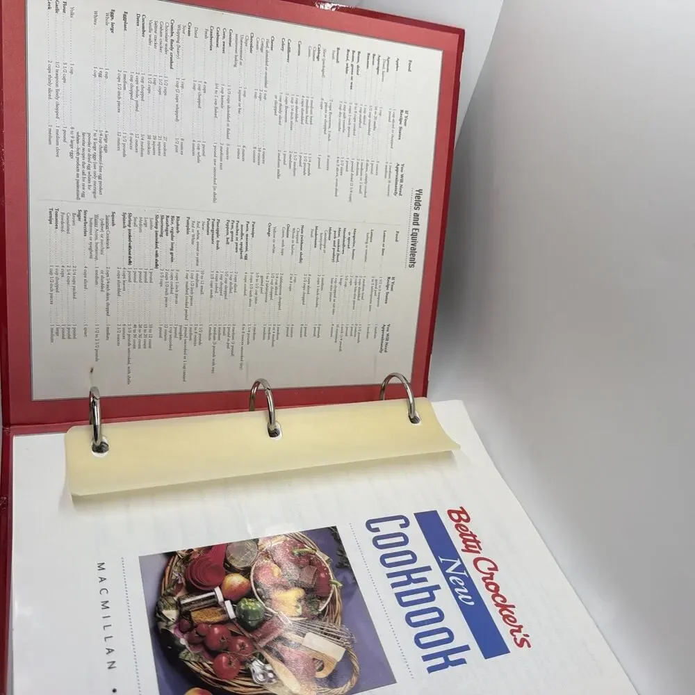 Vintage 90s Betty Crockers New Cookbook Everything You Need To Know 1996 Binder